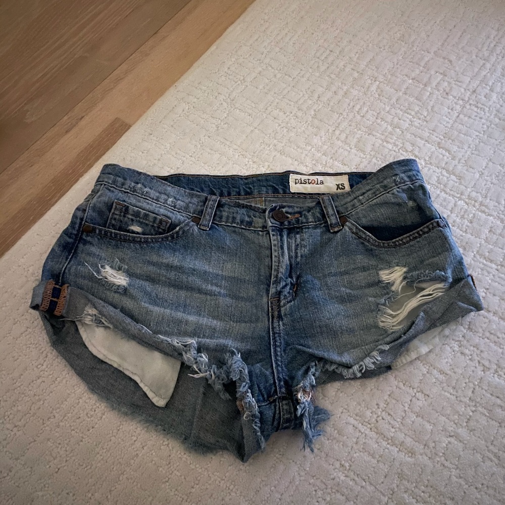 Pistols Jean Shorts